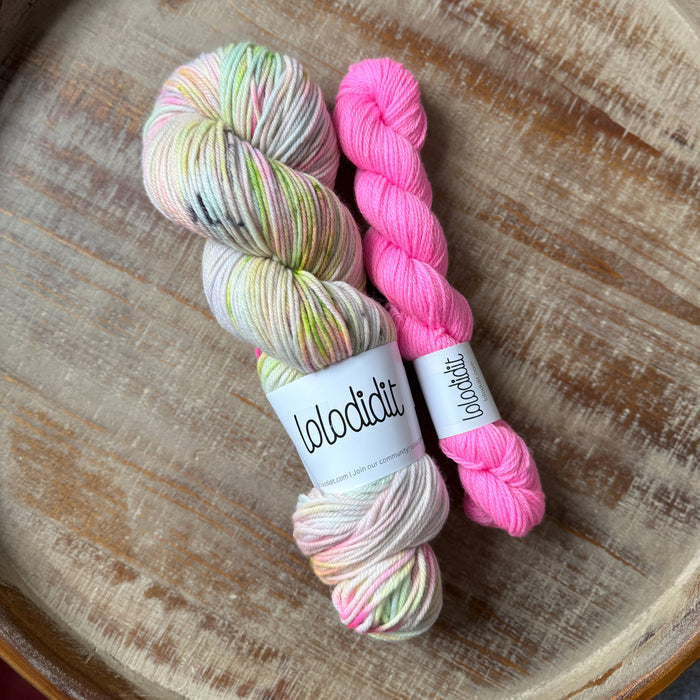 Lazy River + Material Girl  - Sock Set
