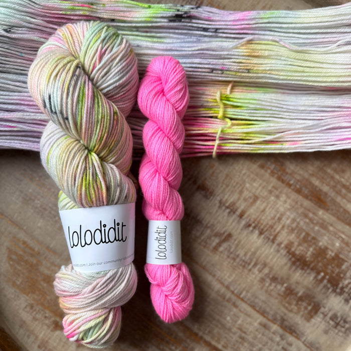 Lazy River + Material Girl  - Sock Set