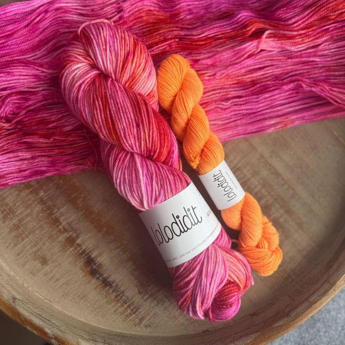 Morganite + Troll Hair - Sock Set