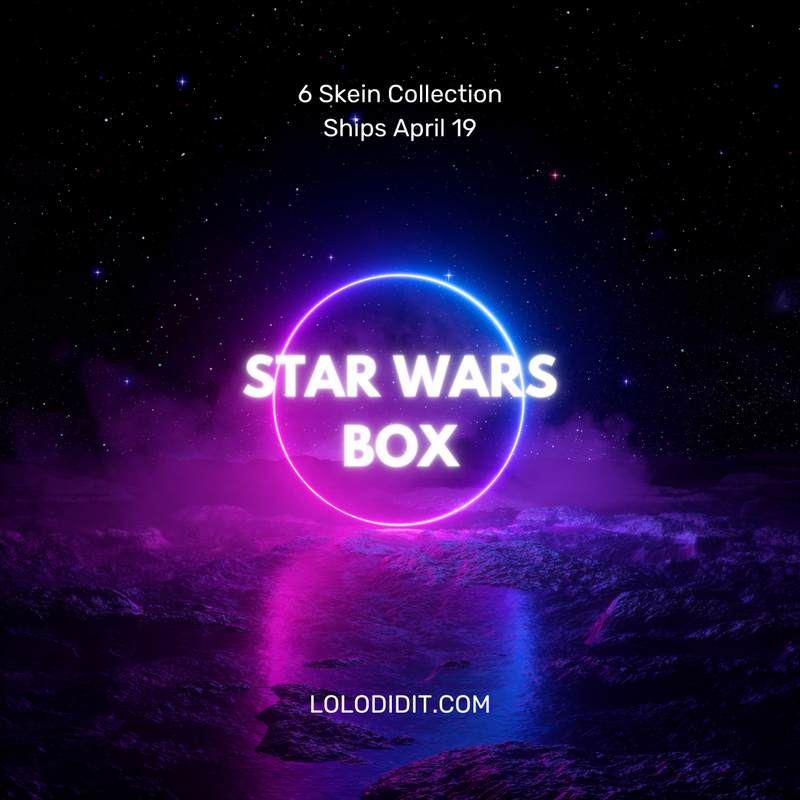 Star Wars Box - 6 Skeins - Ships Friday April 26th