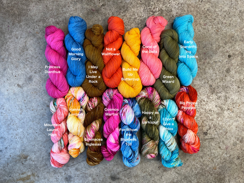 Wildflower Collection - All 16 Colors - Ships May 10