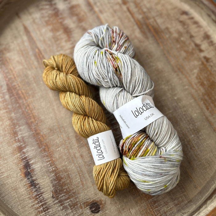 Tin Roof Rusted + Parchment USA DK Sock Set