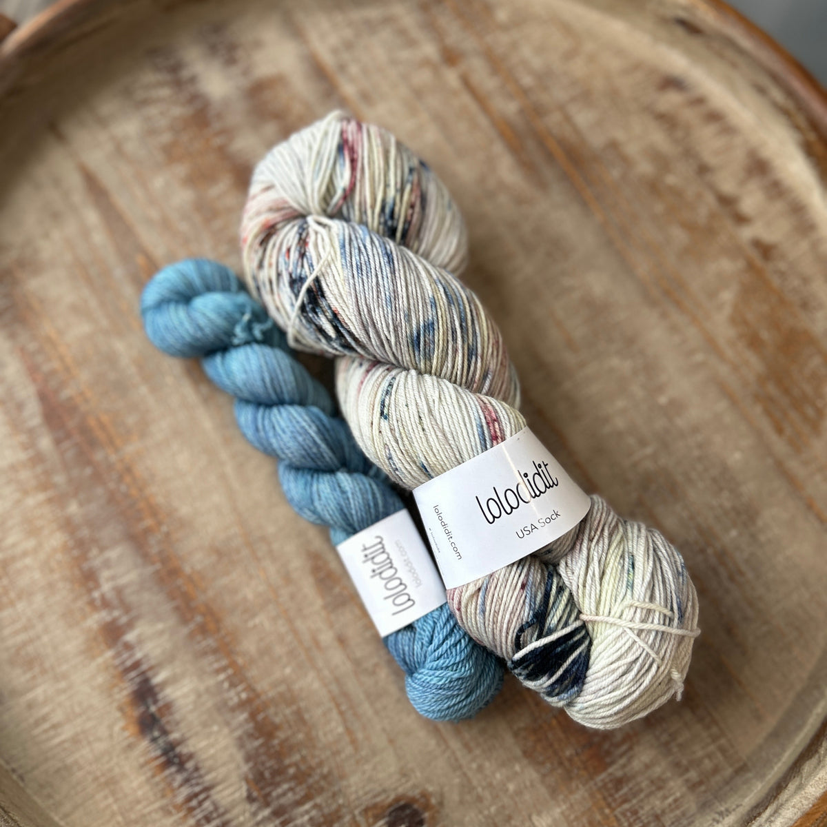 OOAK7 + Harvestmoon Mist - USA SOCK Sock Set