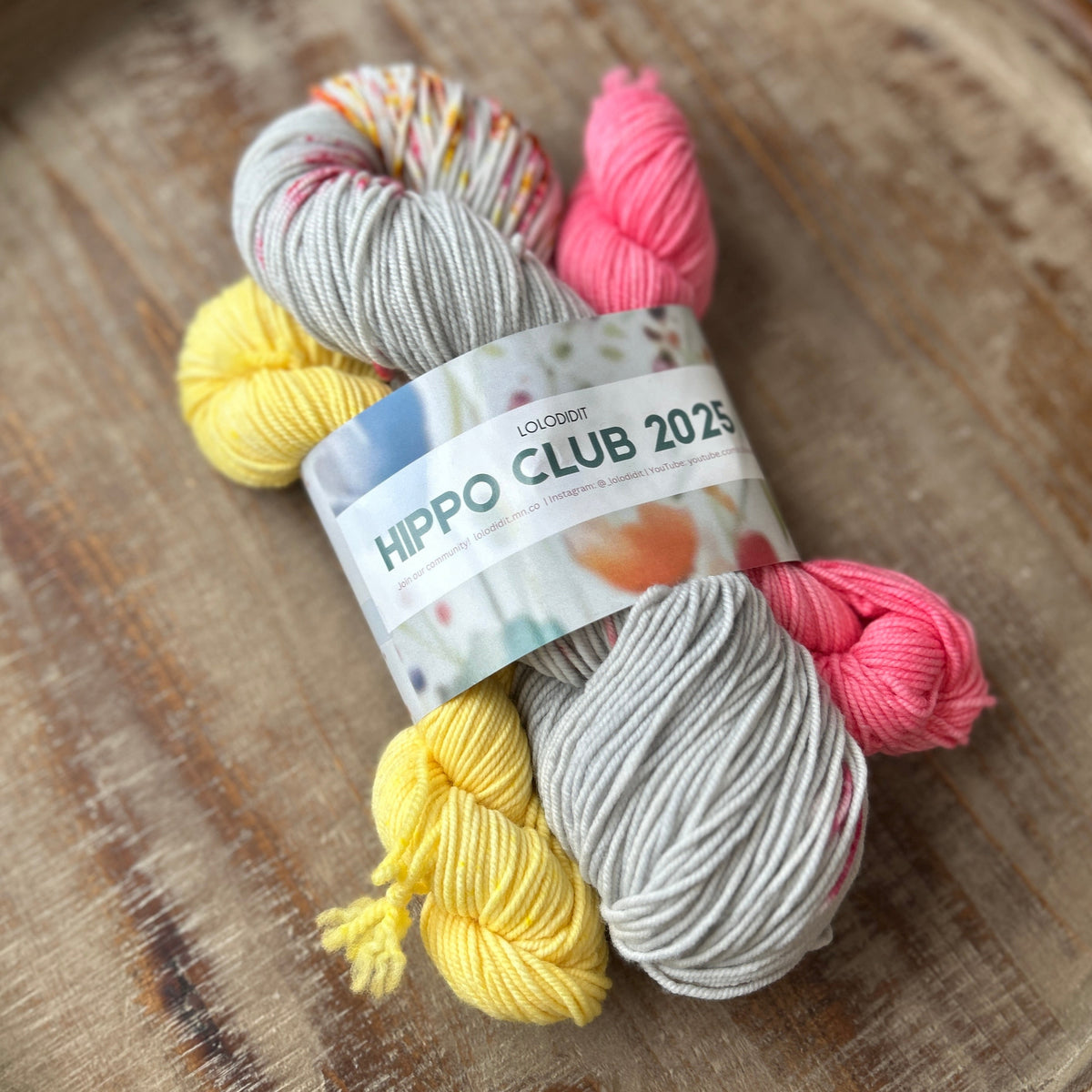 Daffodill + Sakura - USA DK Sock Set - Hippo Club March25