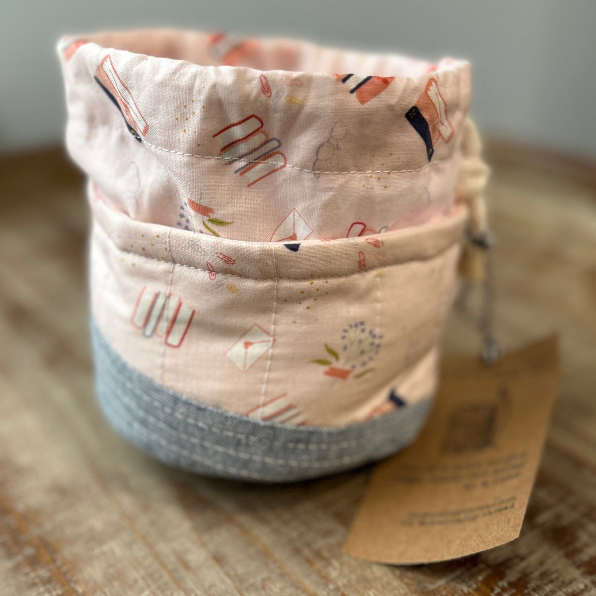 Ball Sack Project Bag - No. 7 - the Scrappy Thread by Erika Hall