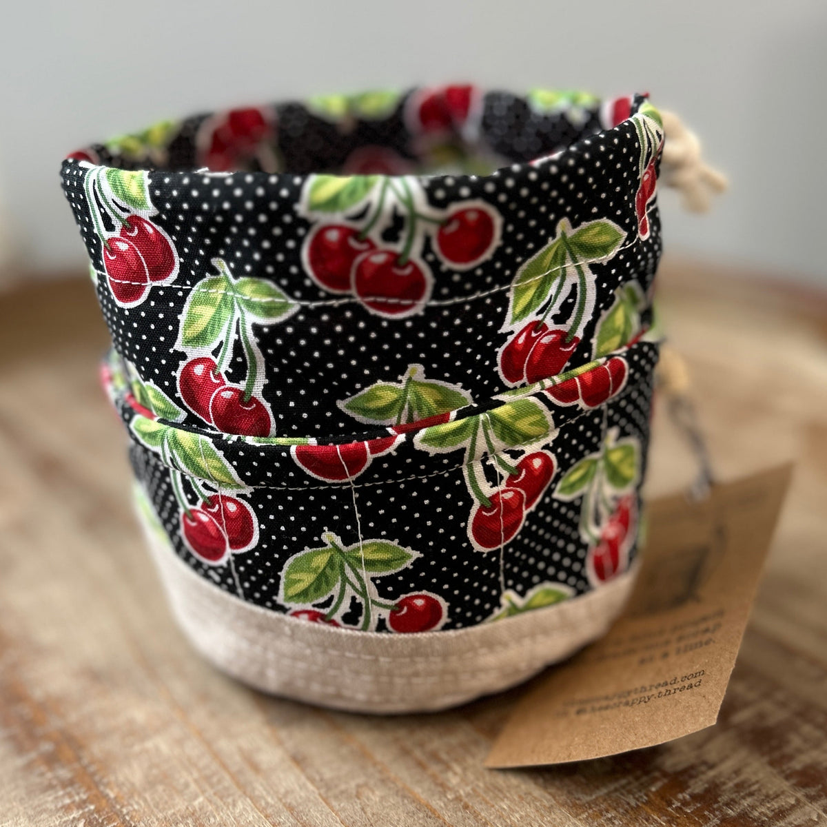 Ball Sack Project Bag - No.10 - the Scrappy Thread by Erika Hall