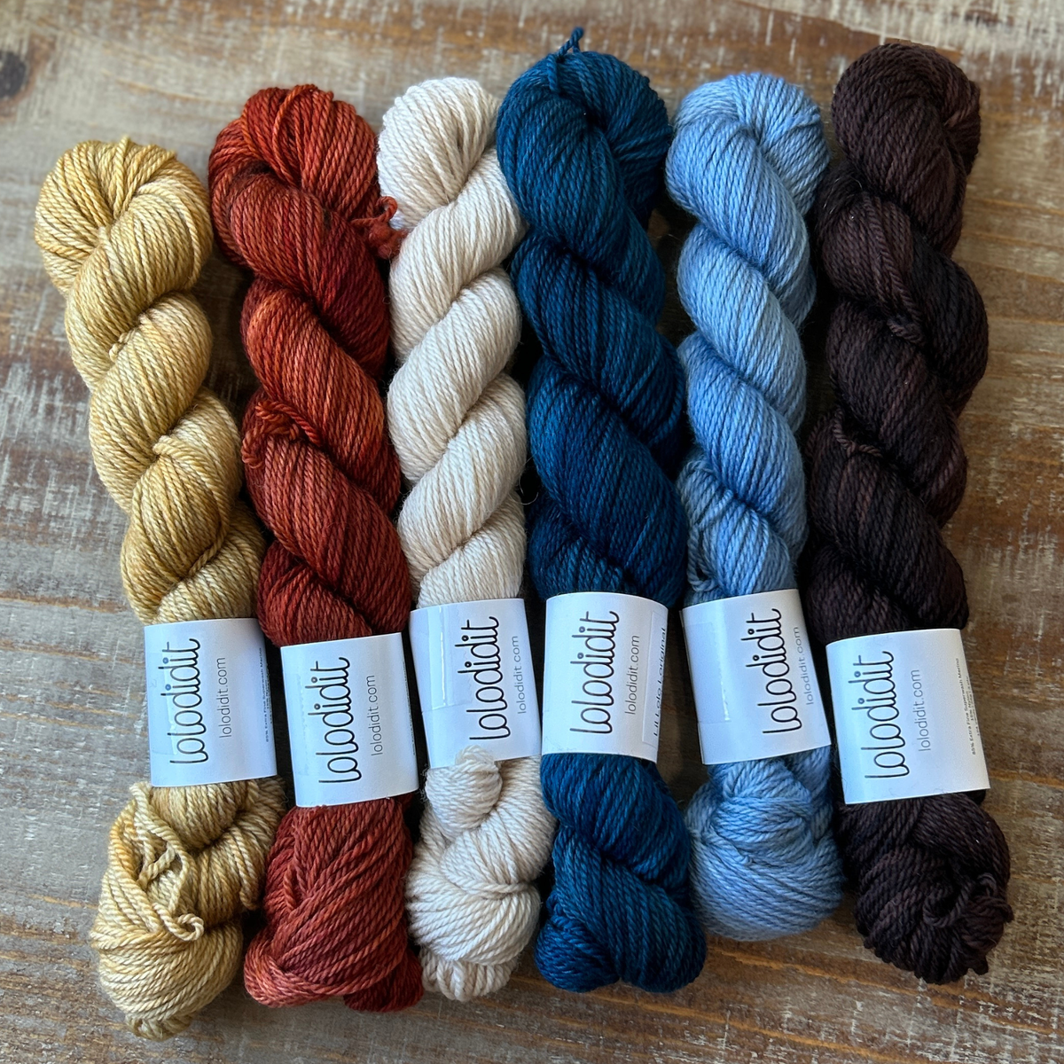 Gingerbread MKAL Cowl by Tellybean Knits, Stephanie Lotven KIT