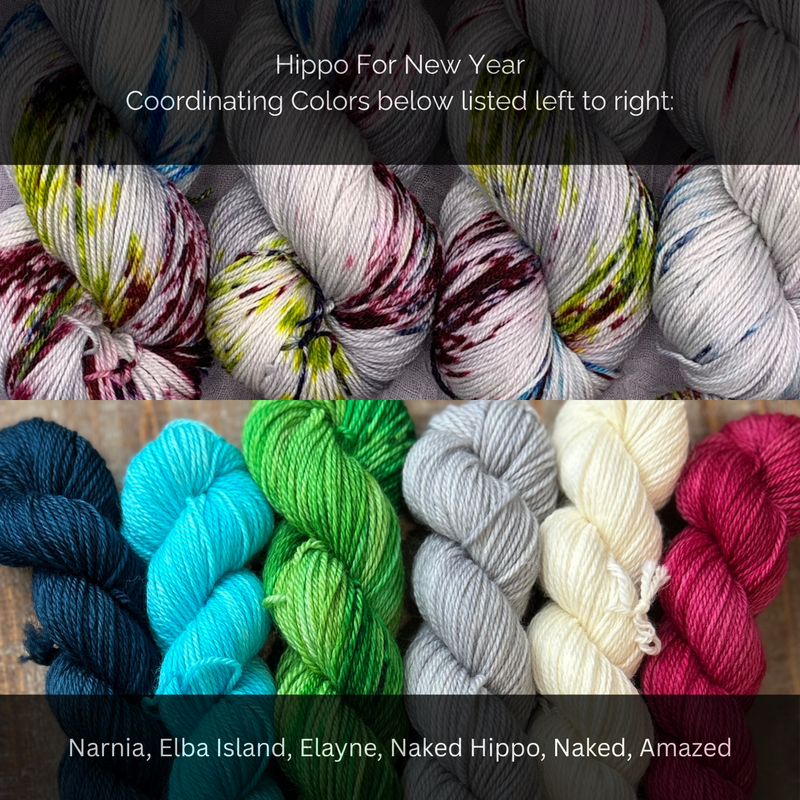 Hippo for New Year + Elba Island Sock Set