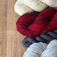 Little Boneyard Sweethearts Sweater by Tellybean Knits