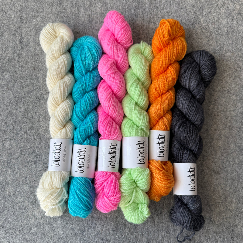 Halloween Party MKAL Cowl by Tellybean Knits, Stephanie Lotven KIT