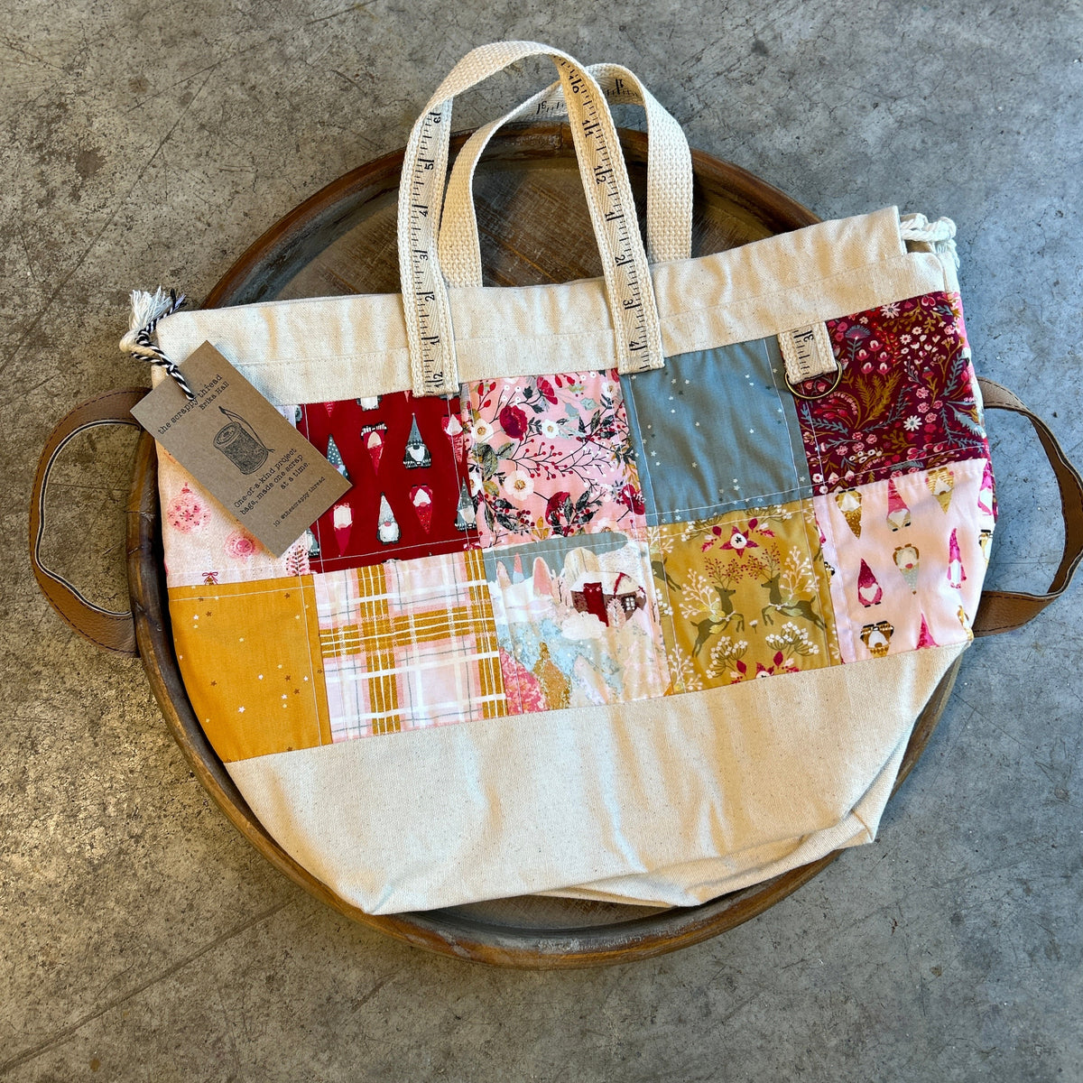 Tote Sack Project Bag - No. 2 - the Scrappy Thread by Erika Hall