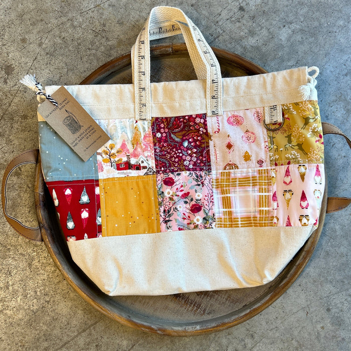 Tote Sack Project Bag - No. 5 - the Scrappy Thread by Erika Hall