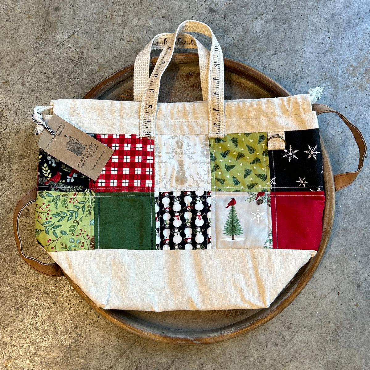 Tote Sack Project Bag - No. 3 - the Scrappy Thread by Erika Hall