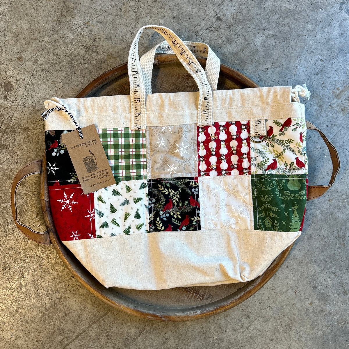 Tote Sack Project Bag - No. 4 - the Scrappy Thread by Erika Hall