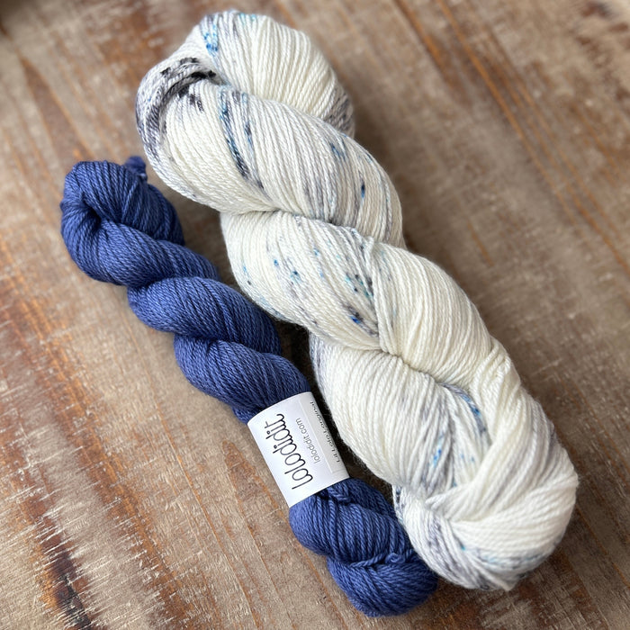 Snowflake + Blue Suede Shoes Sock Set