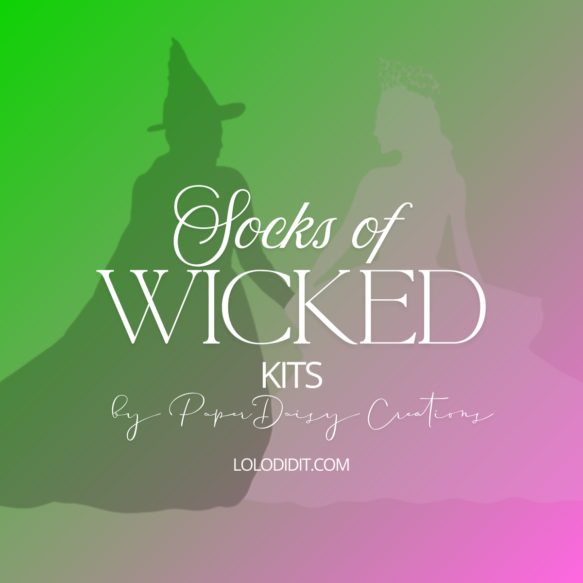 Socks of Wicked by Paper Daisy Creations, Lisa Ross
