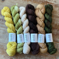 Gingerbread MKAL Cowl by Tellybean Knits, Stephanie Lotven KIT