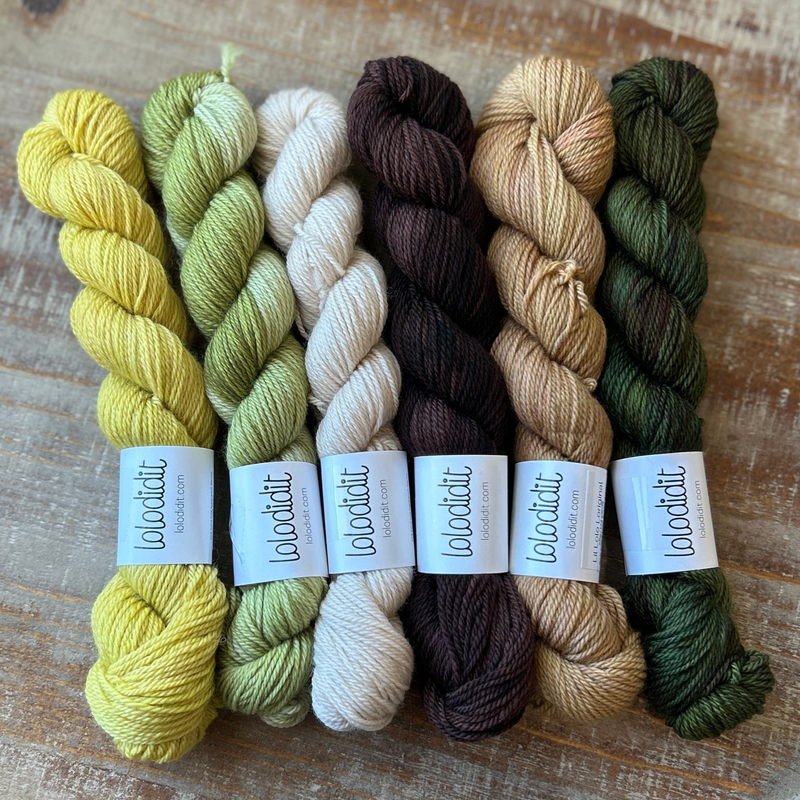 Gingerbread MKAL Cowl by Tellybean Knits, Stephanie Lotven KIT