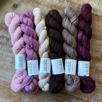 Gingerbread MKAL Cowl by Tellybean Knits, Stephanie Lotven KIT