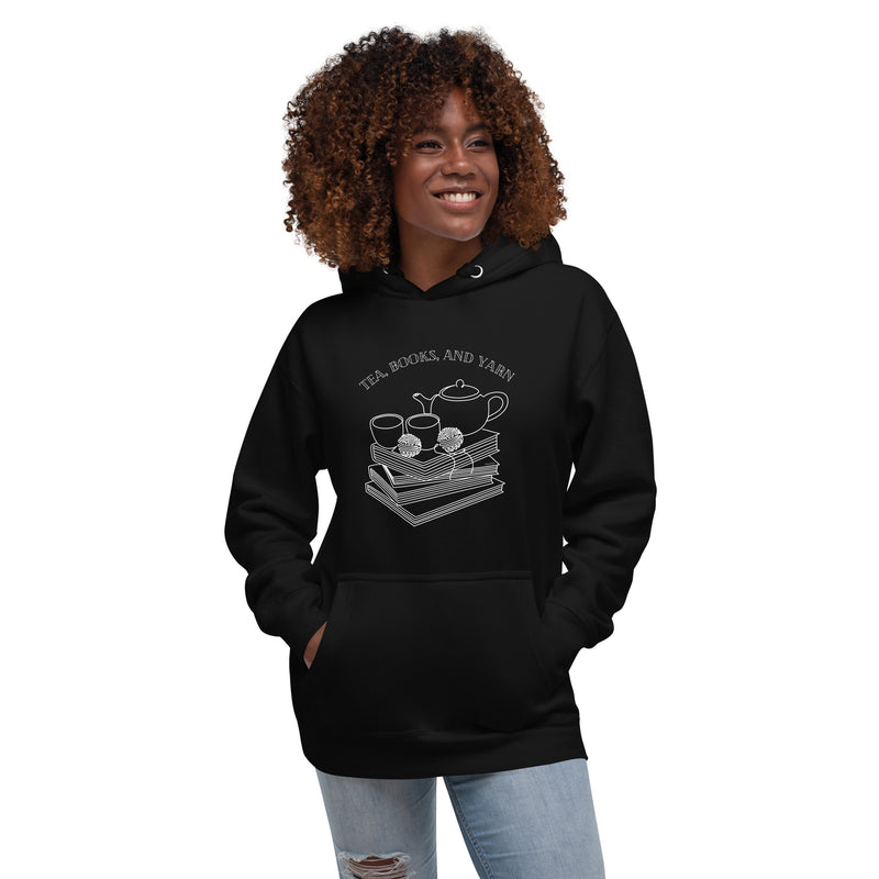 Tea Books Yarn - Unisex Hoodie