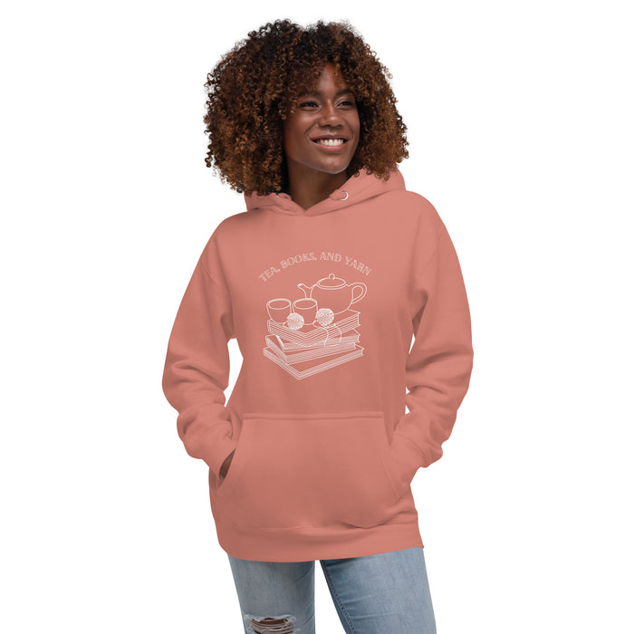 Tea Books Yarn - Unisex Hoodie