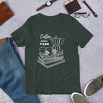 Coffee Books Yarn - Unisex T-Shirt