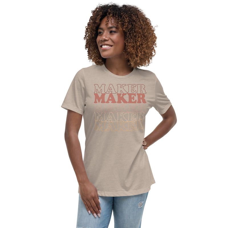MAKER MAKER MAKER - Women's Relaxed T-Shirt