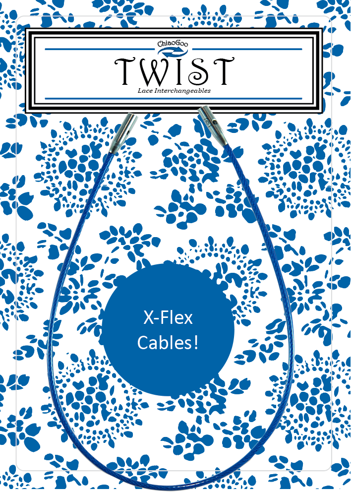 Chiaogoo TWIST Blue Cables - Small
