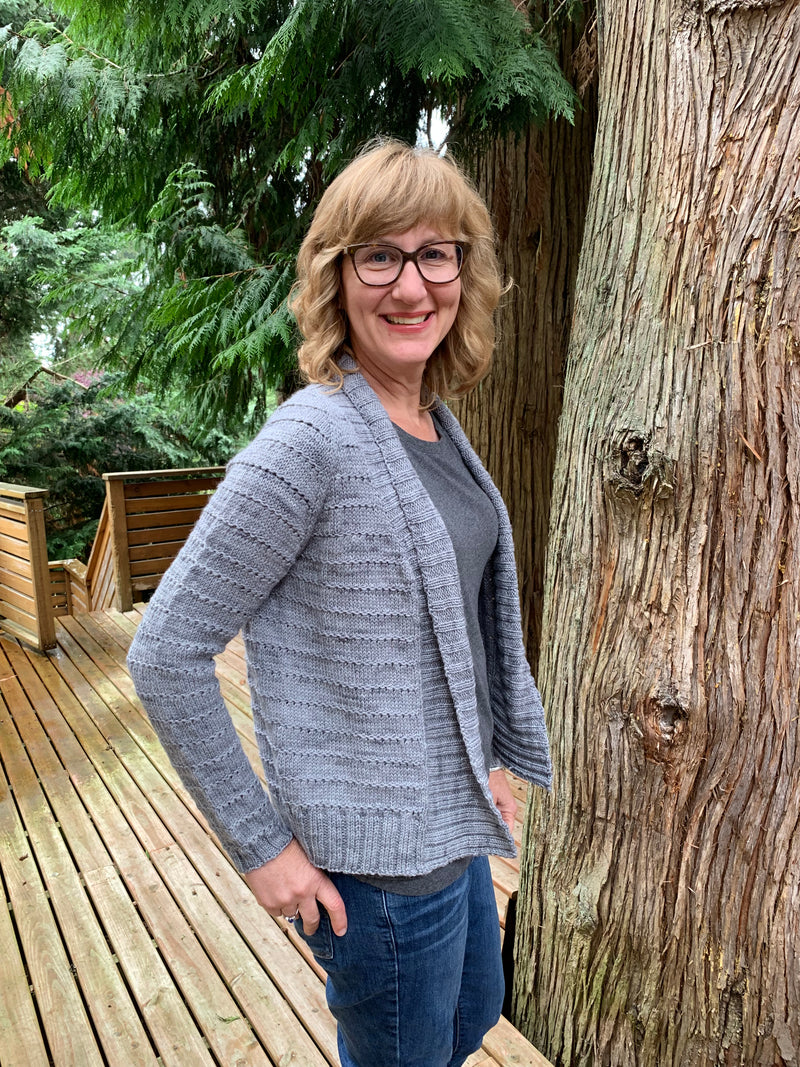 Shoreline Textured Cardigan by Olive Knits, Marie Greene