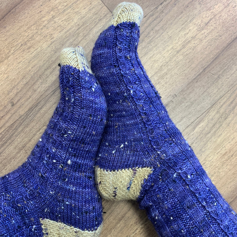 Order of Merlin Socks (kit) by Lauren Slagle (lolodidit)
