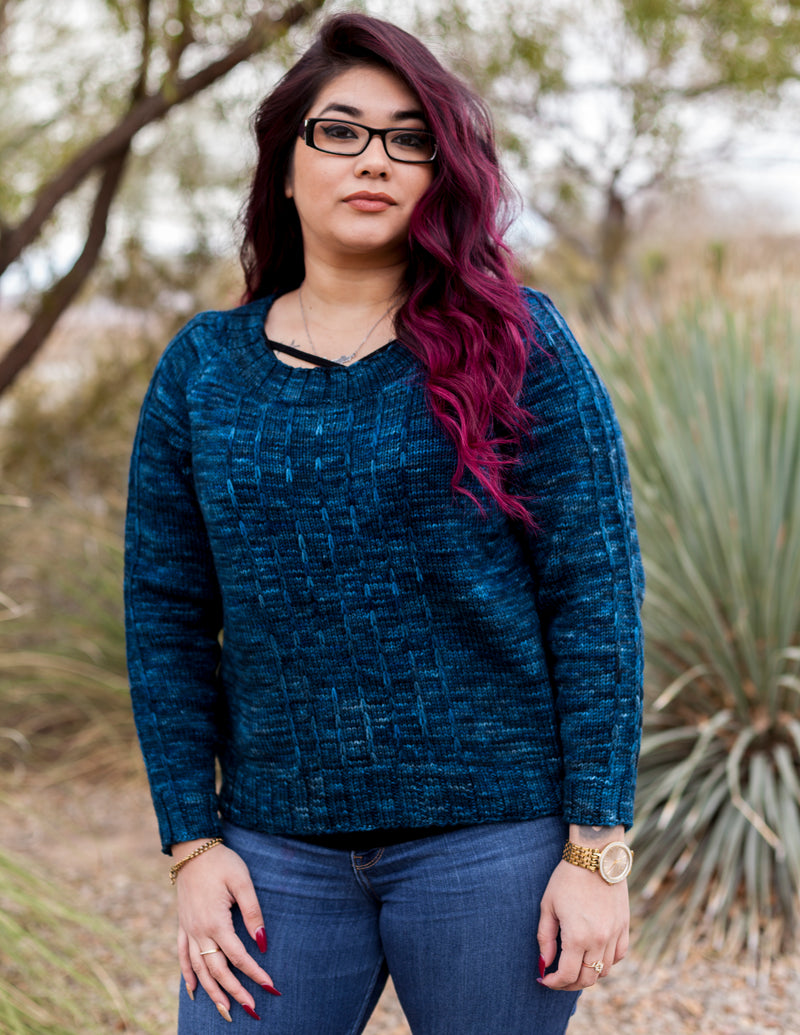 Sandscape Slipped-Stitch Pullover by Olive Knits, Marie Greene