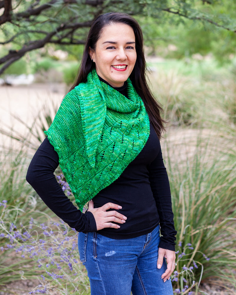 Spiced Ginger Shawl by Olive Knits, Marie Greene