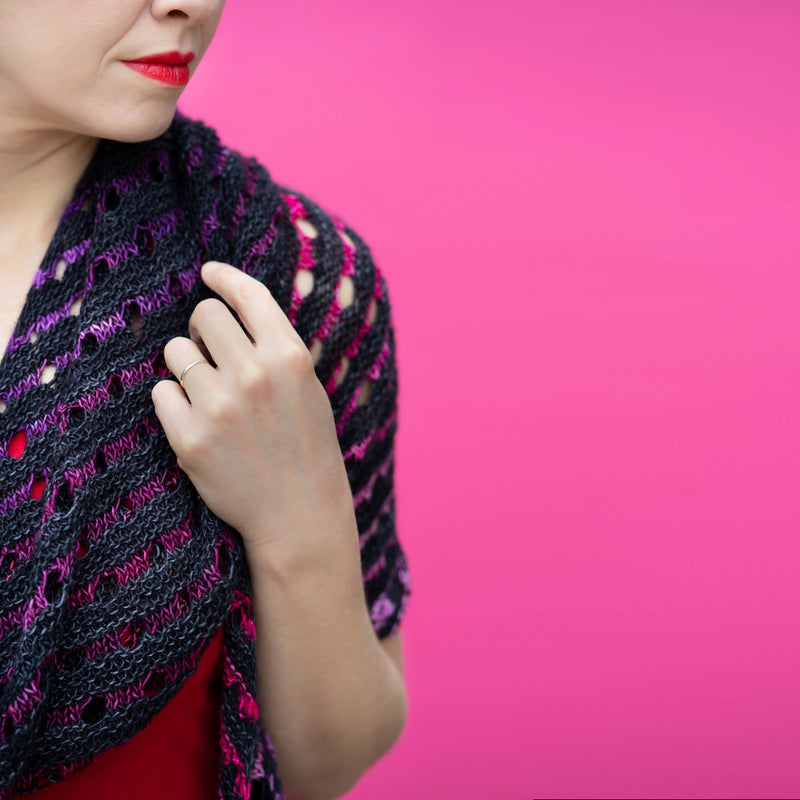 Uncomplicated Love Wrap by Tellybean Knits, Stephanie Lotven - PREORDER