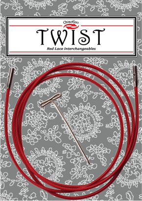 ChiaoGoo TWIST Red Cables - Large
