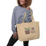 USE THE FORCE - Large organic tote bag