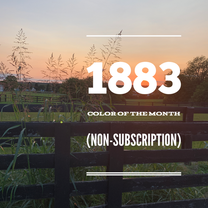 October 1883 (Yellowstone) Colorway of the Month (non-subscription)