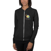 KNIT HAPPENS - lightweight unisex zip hoodie