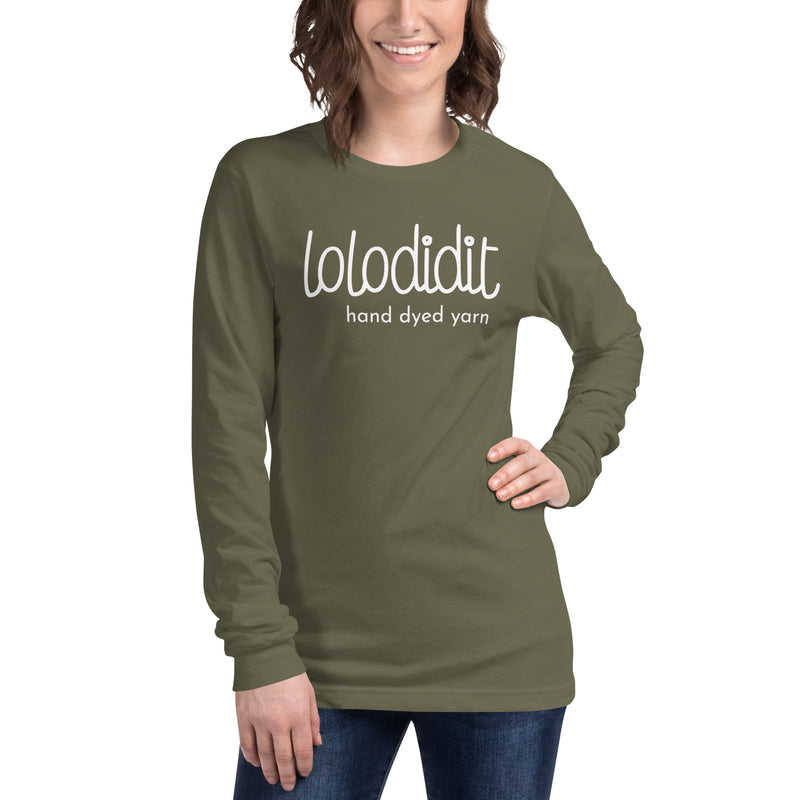 LOLODIDIT Logo - Unisex Long Sleeve Tee