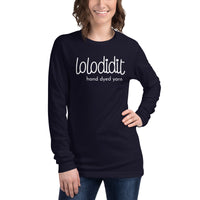 LOLODIDIT Logo - Unisex Long Sleeve Tee