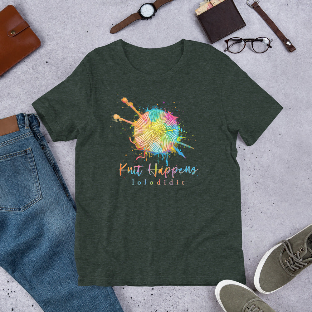 KNIT HAPPENS - Unisex T-Shirt