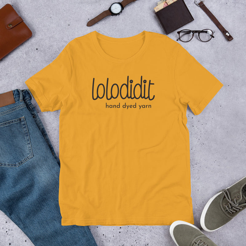 LOLODIDIT Logo - Unisex T-shirt (light colors/black logo)