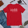 LOLODIDIT Logo - Unisex t-shirt (dark colors/white logo)