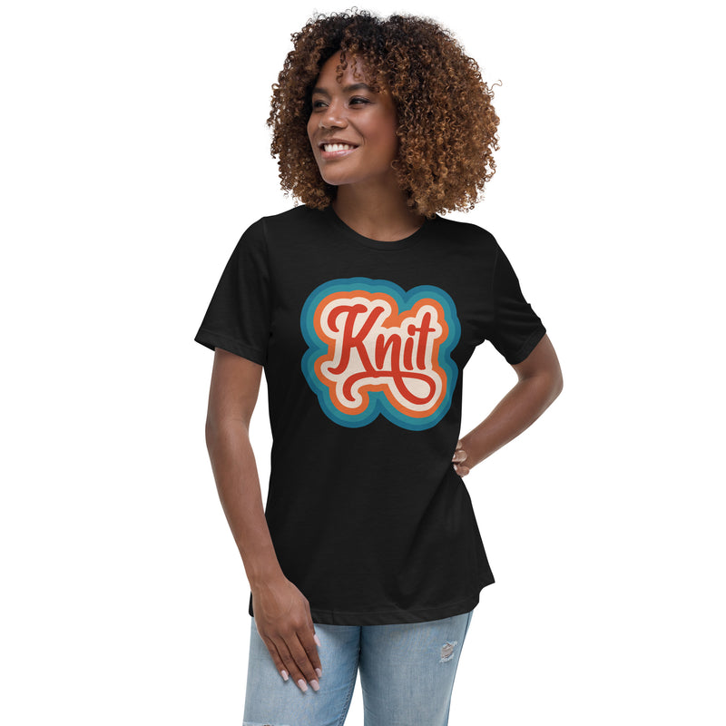 Retro Knit - Women's Relaxed T-Shirt