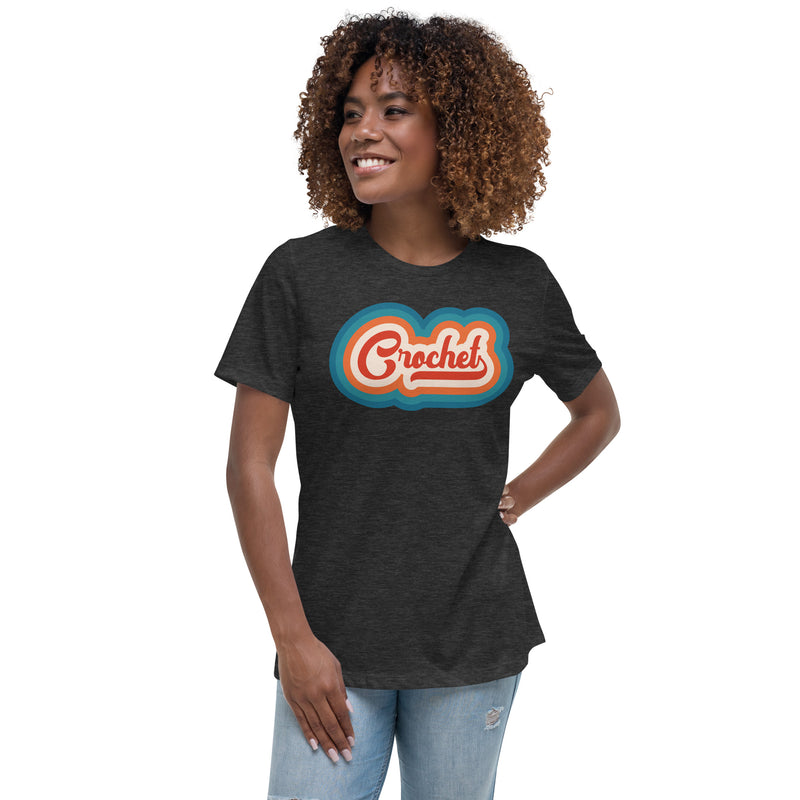 Retro Crochet - Women's Relaxed T-Shirt