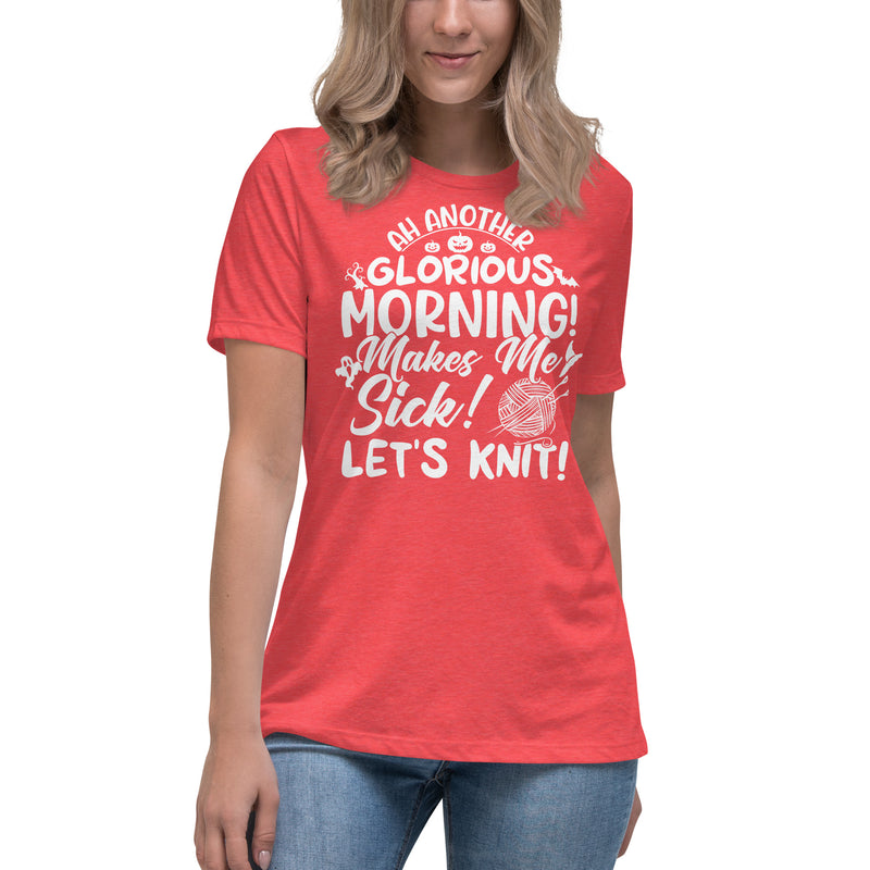 Glorious Morning - Women's Relaxed T-Shirt (white text)